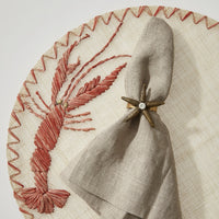 Starfish Skinny Napkin Rings – Bronze (Set of 4)