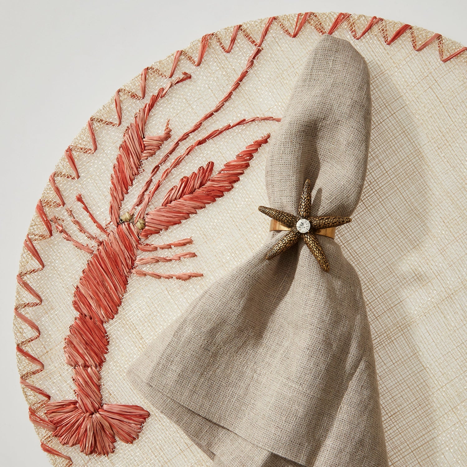 Straw Lobster Placemats – Set of 4