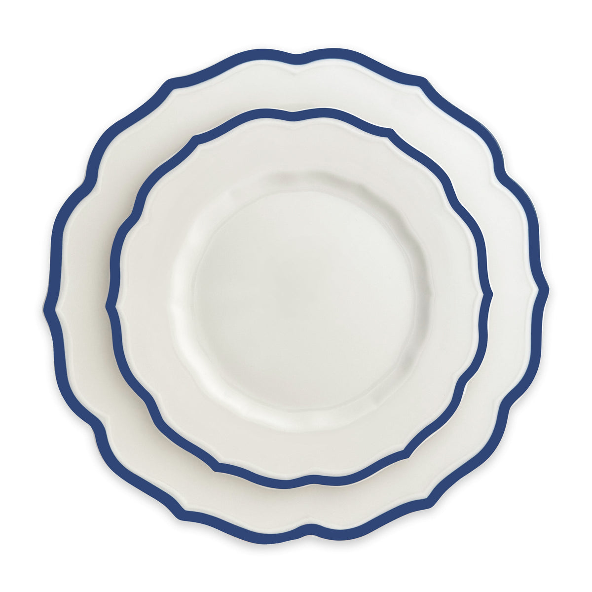 Stella Scalloped Salad Plate