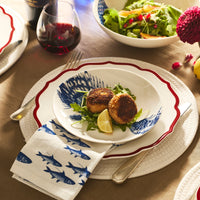 Spiky Fish Coupe Salad Plate