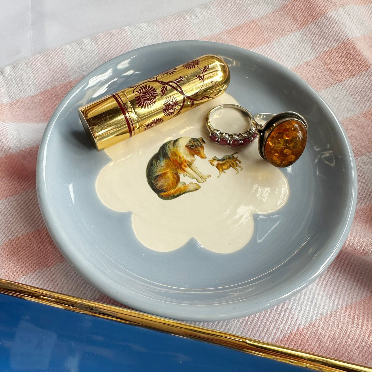 Mom's Ring Dish (Blue or Pink)