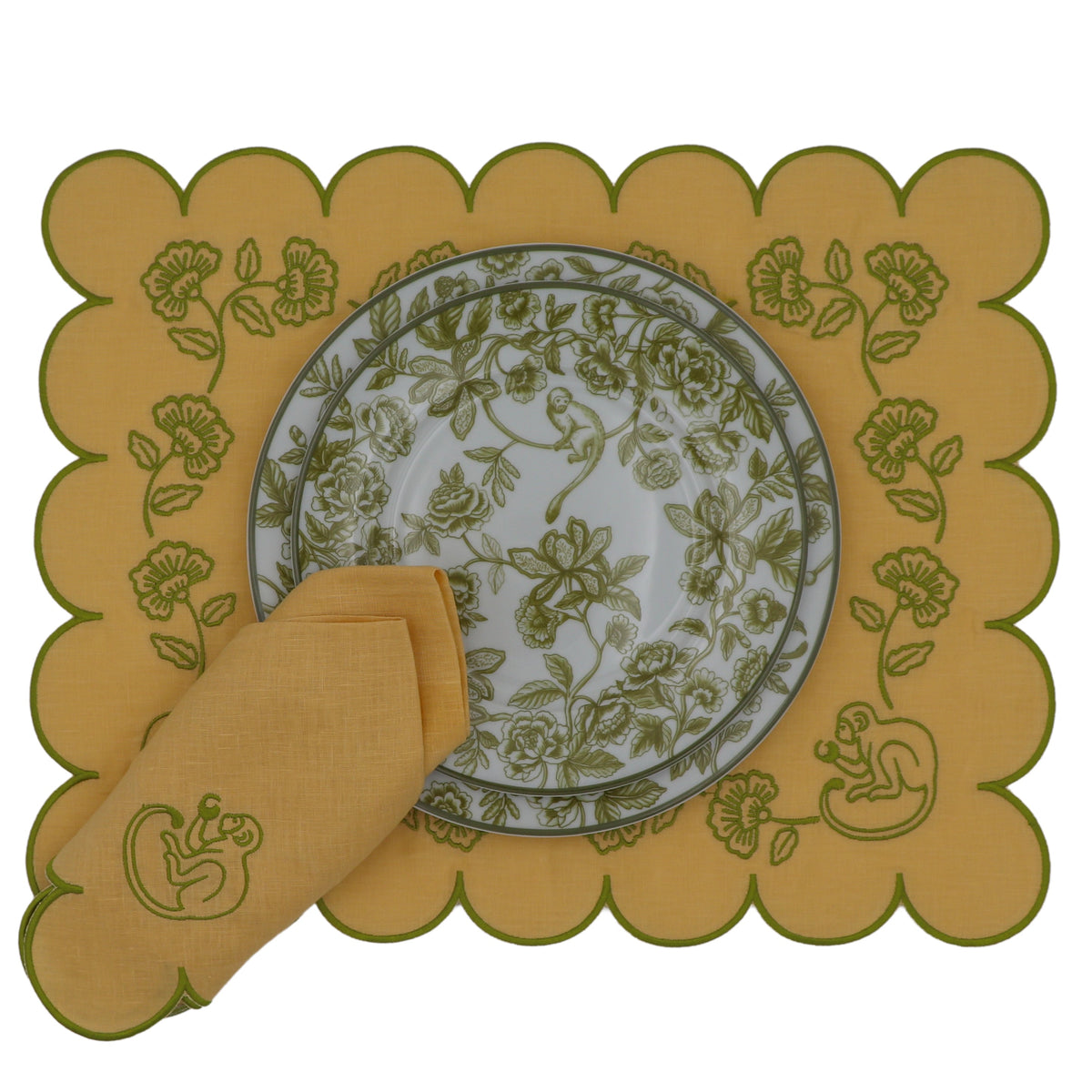 Sunlit Moss Placemat - Set of 4