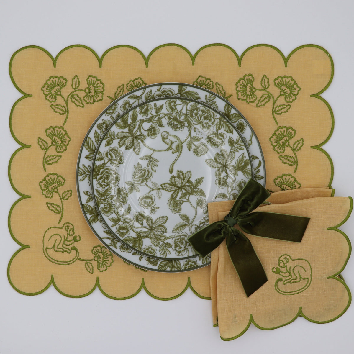 Sunlit Moss Placemat - Set of 4
