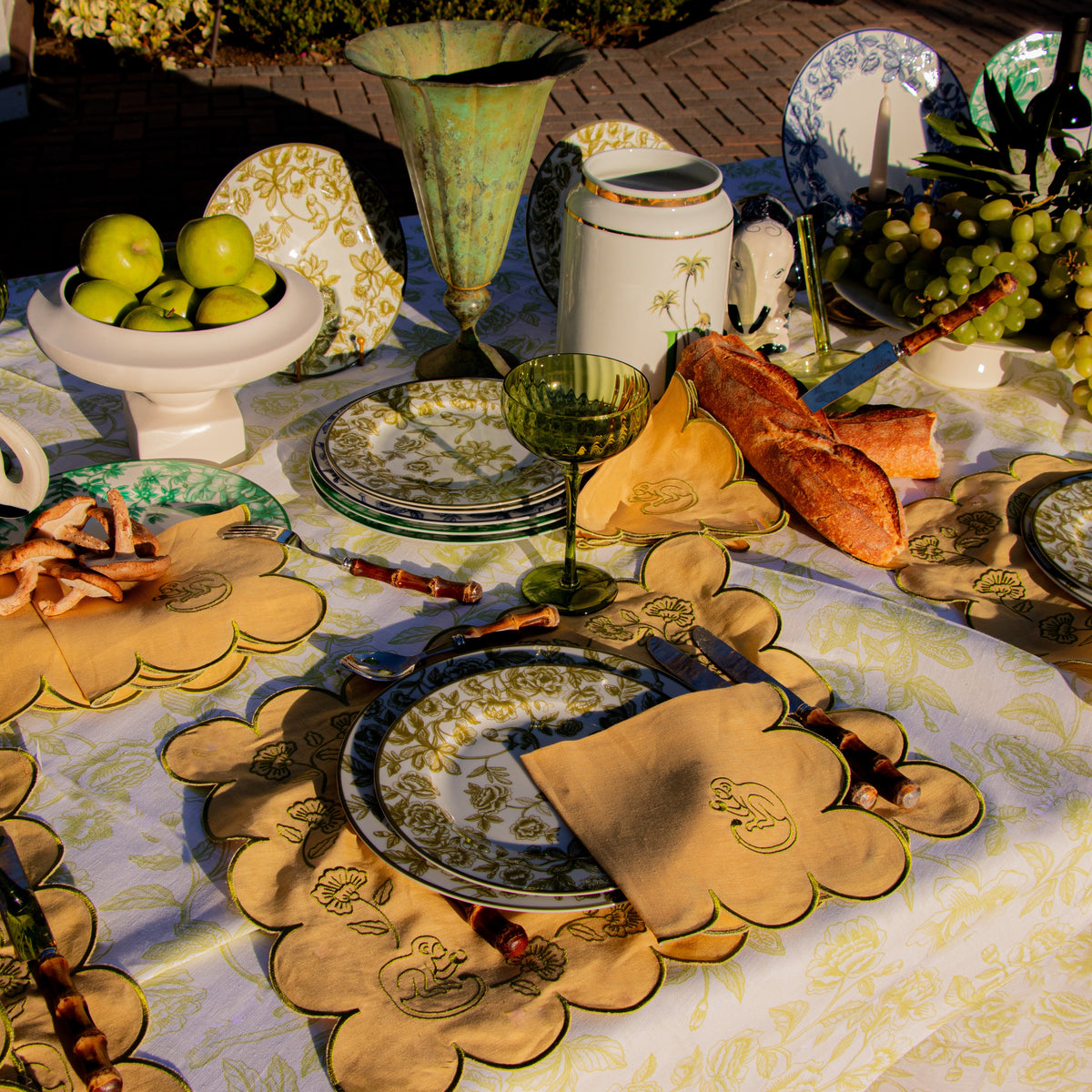 Sunlit Moss Placemat - Set of 4