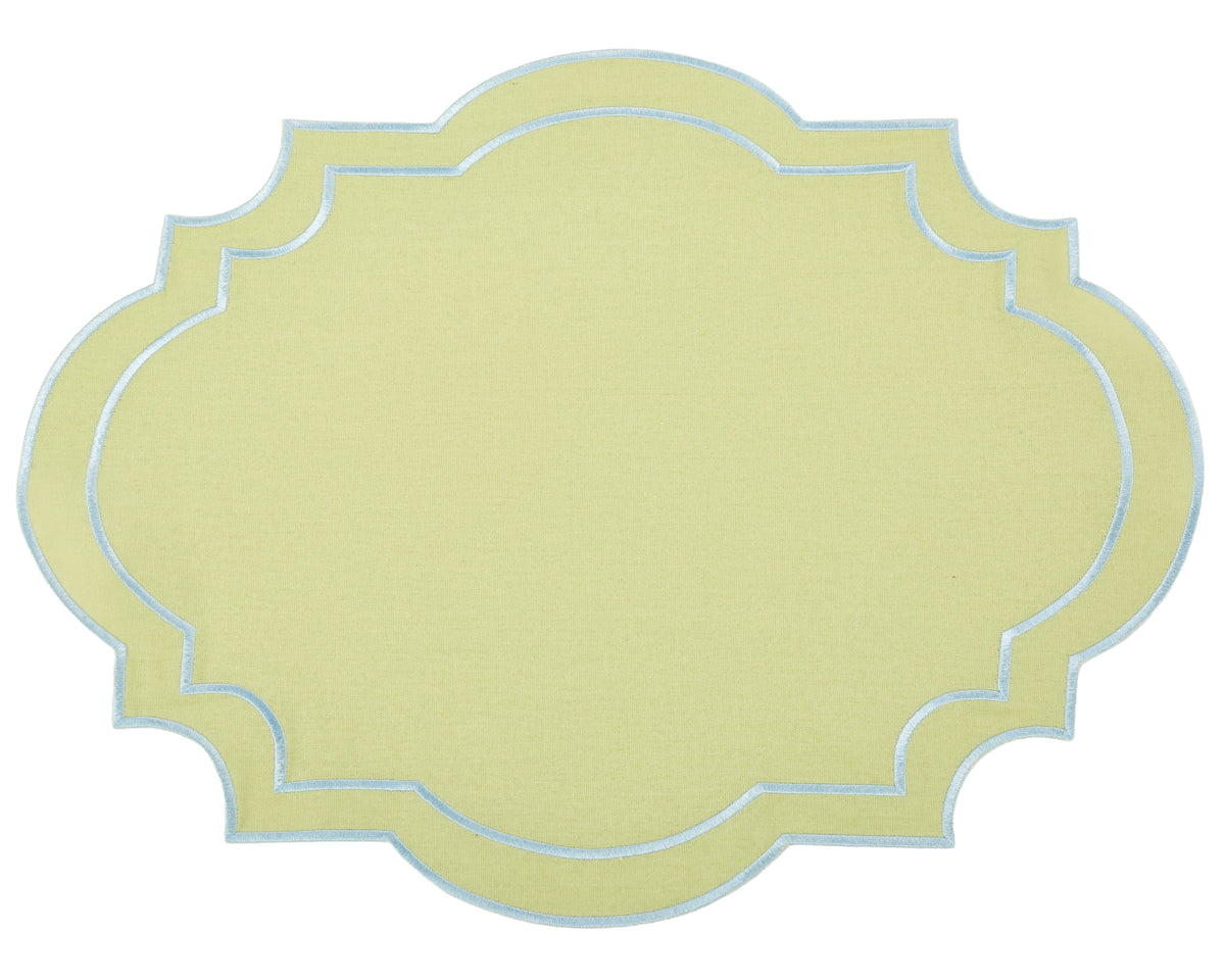 Nantucket Green & Blue Placemat & Napkin
