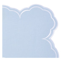 Savannah Pale Blue & White Placemat & Napkin