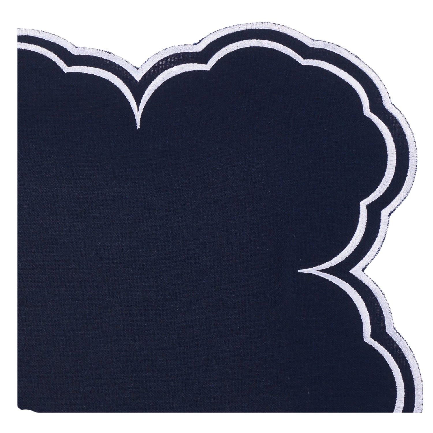 Savannah Navy & White Placemat & Napkin