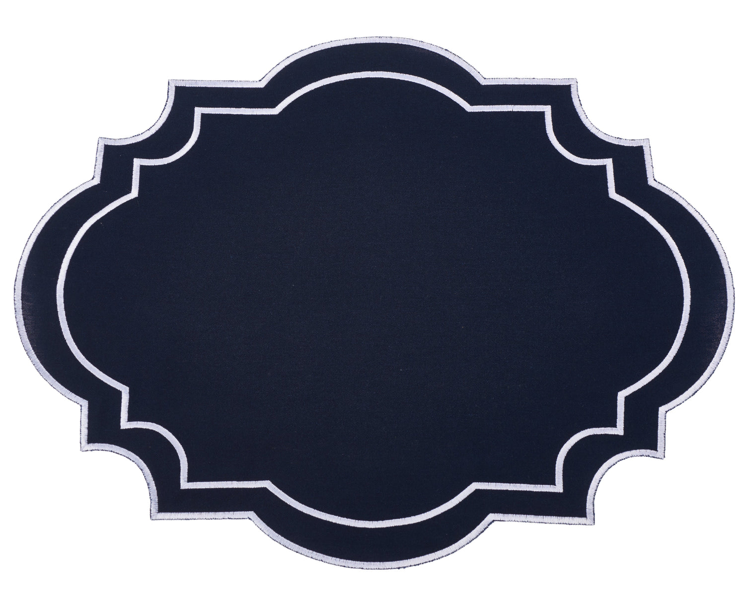 Nantucket Navy & White Placemat & Napkin