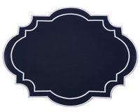 Nantucket Navy & White Placemat & Napkin