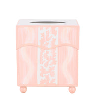 Pink Ikat Wastepaper Basket & Tissue