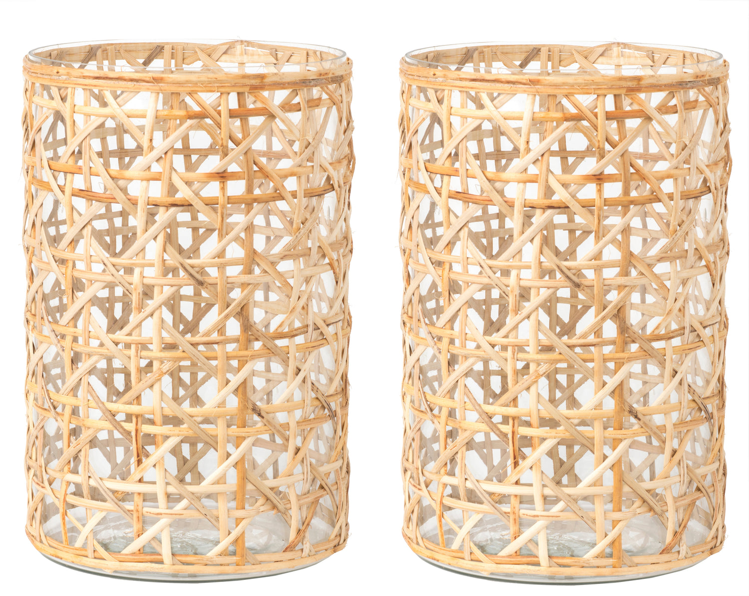 Chunky Cane Wicker Hurricane (various sizes)