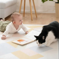 Double-Sided Baby Playmat Urban Zoo Adventure