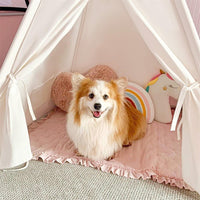 Teepee Tent for Kids with Mat – Indoor Play Tent with Floor Mat