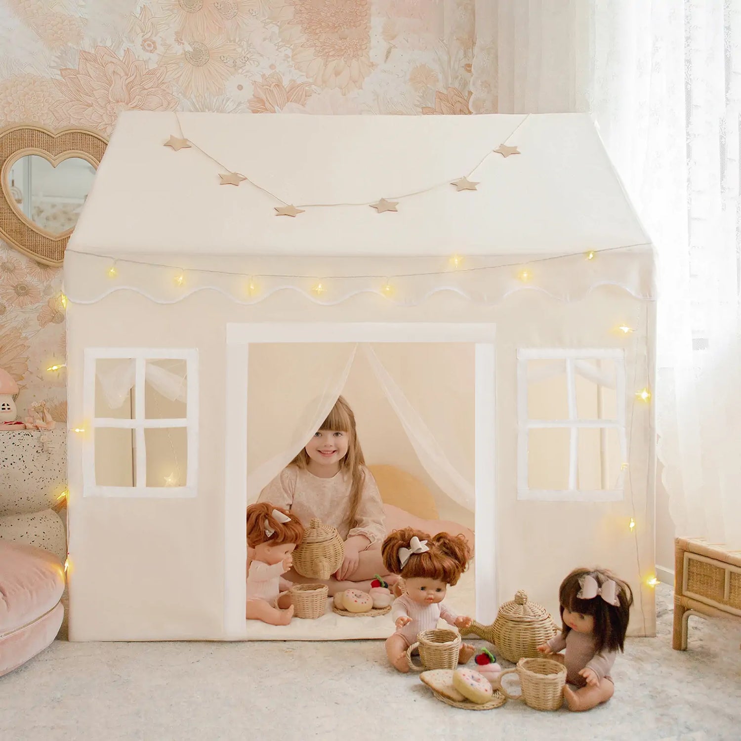 Playhouse Tent – Natural Cream Indoor Tent for Kids