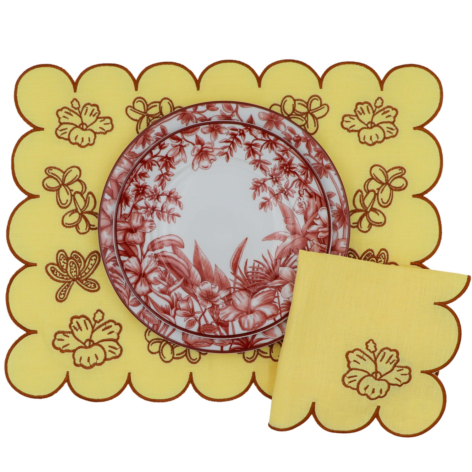 Vintage Palm Napkin - Set of 4