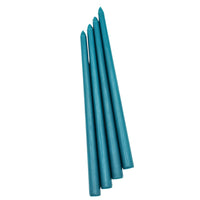 24 Extra Tall Teal Breeze Taper Candle - 6 Packs of 4