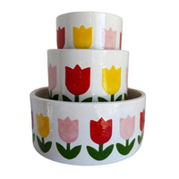 Tulip Fever Hand Poured Candle & Vase (Various Sizes & Colors)