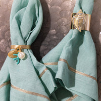 Sparkle Shell Napkin Rings (Set of 2)