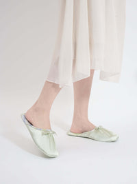 Ink Floral Print Slippers (Various Colors)