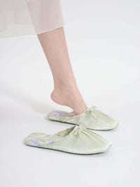 Ink Floral Print Slippers (Various Colors)