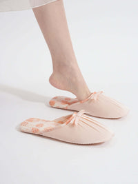 Ink Floral Print Slippers (Various Colors)