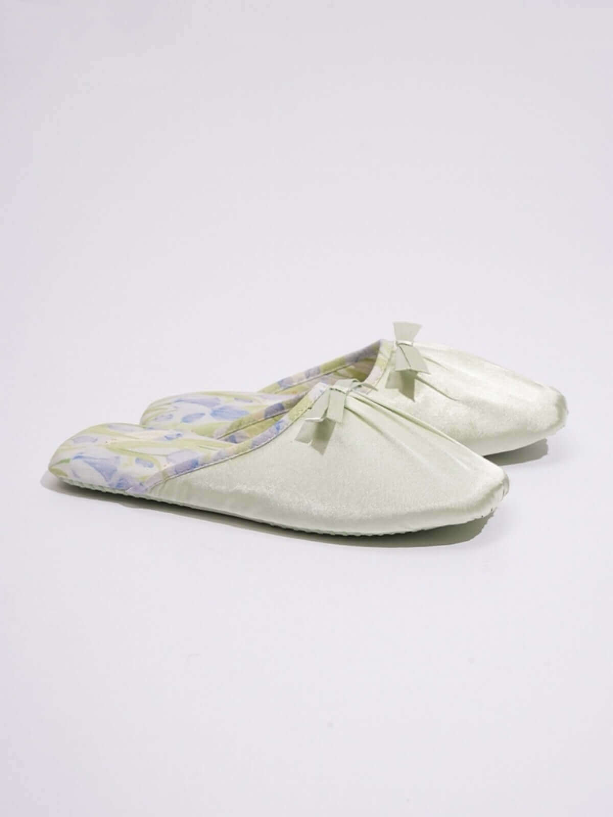 Ink Floral Print Slippers (Various Colors)