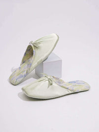Ink Floral Print Slippers (Various Colors)