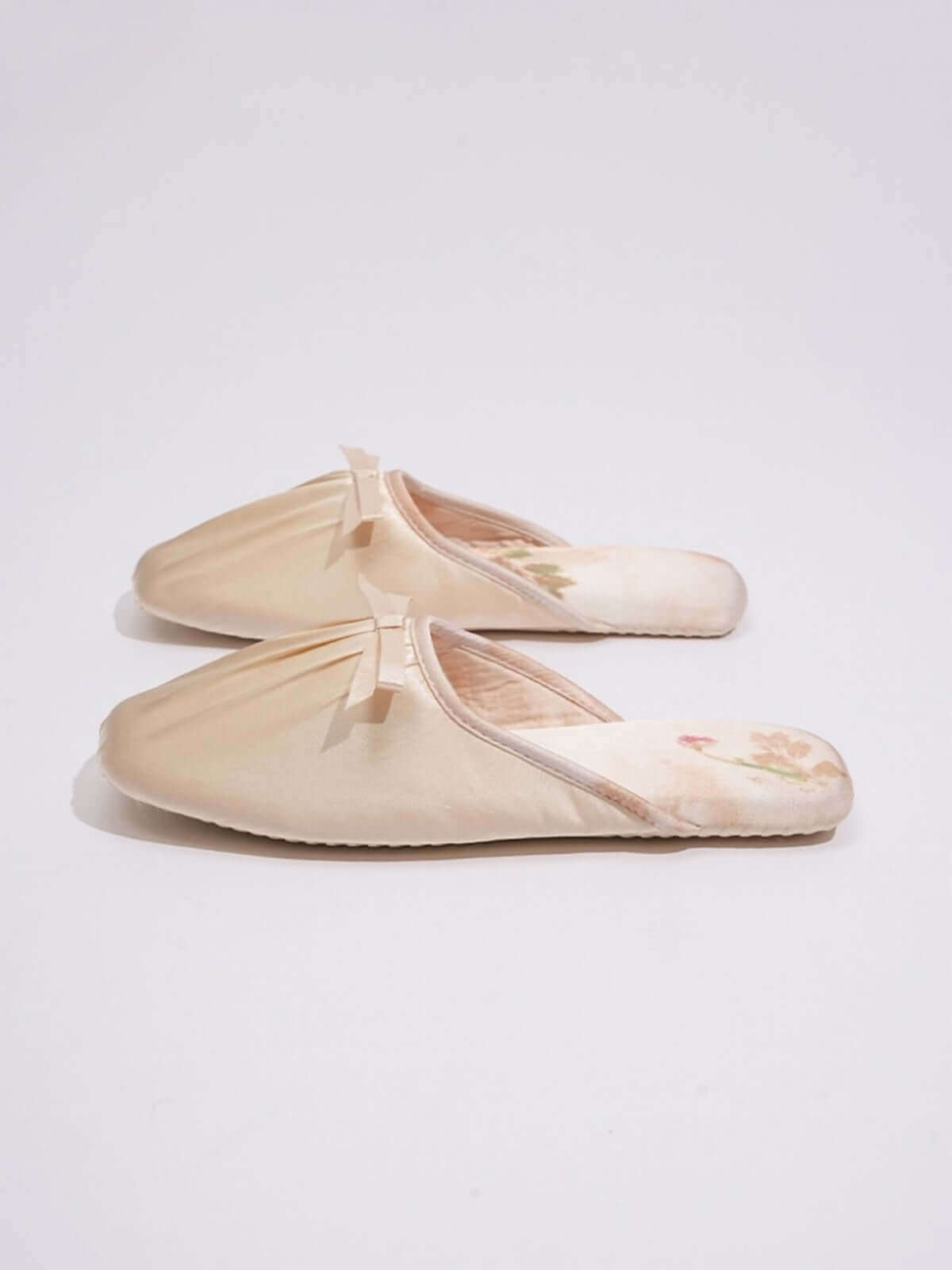 Ink Floral Print Slippers (Various Colors)
