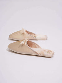 Ink Floral Print Slippers (Various Colors)