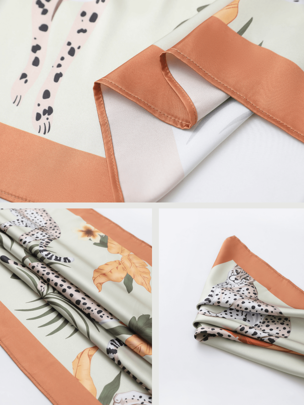 Luxury Asian-inspired Kimono Robe Accessory Giftbox 6-Pcs (Various Colors)