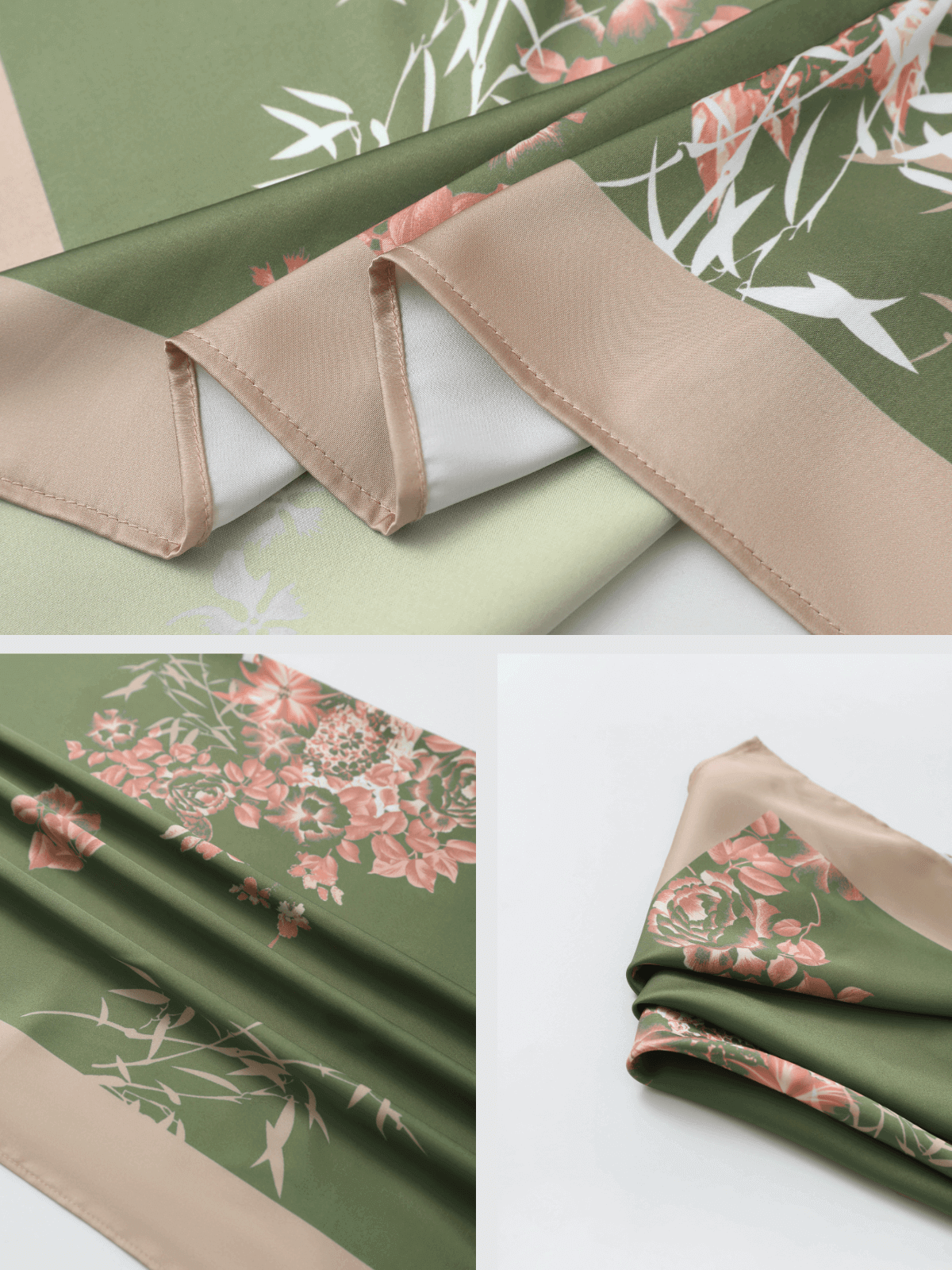 Luxury Asian-inspired Kimono Robe Accessory Giftbox 6-Pcs (Various Colors)