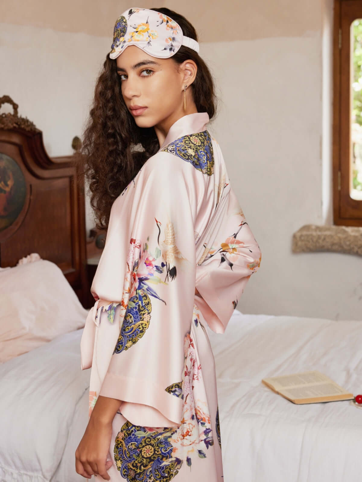 Luxury Asian-inspired Kimono Robe Accessory Giftbox 6-Pcs (Various Colors)