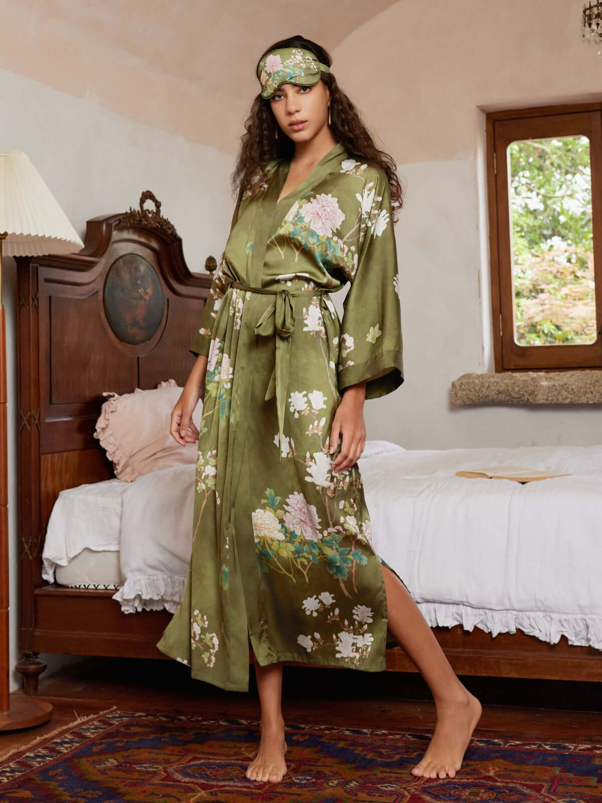 Luxury Asian-inspired Kimono Robe Accessory Giftbox 6-Pcs (Various Colors)