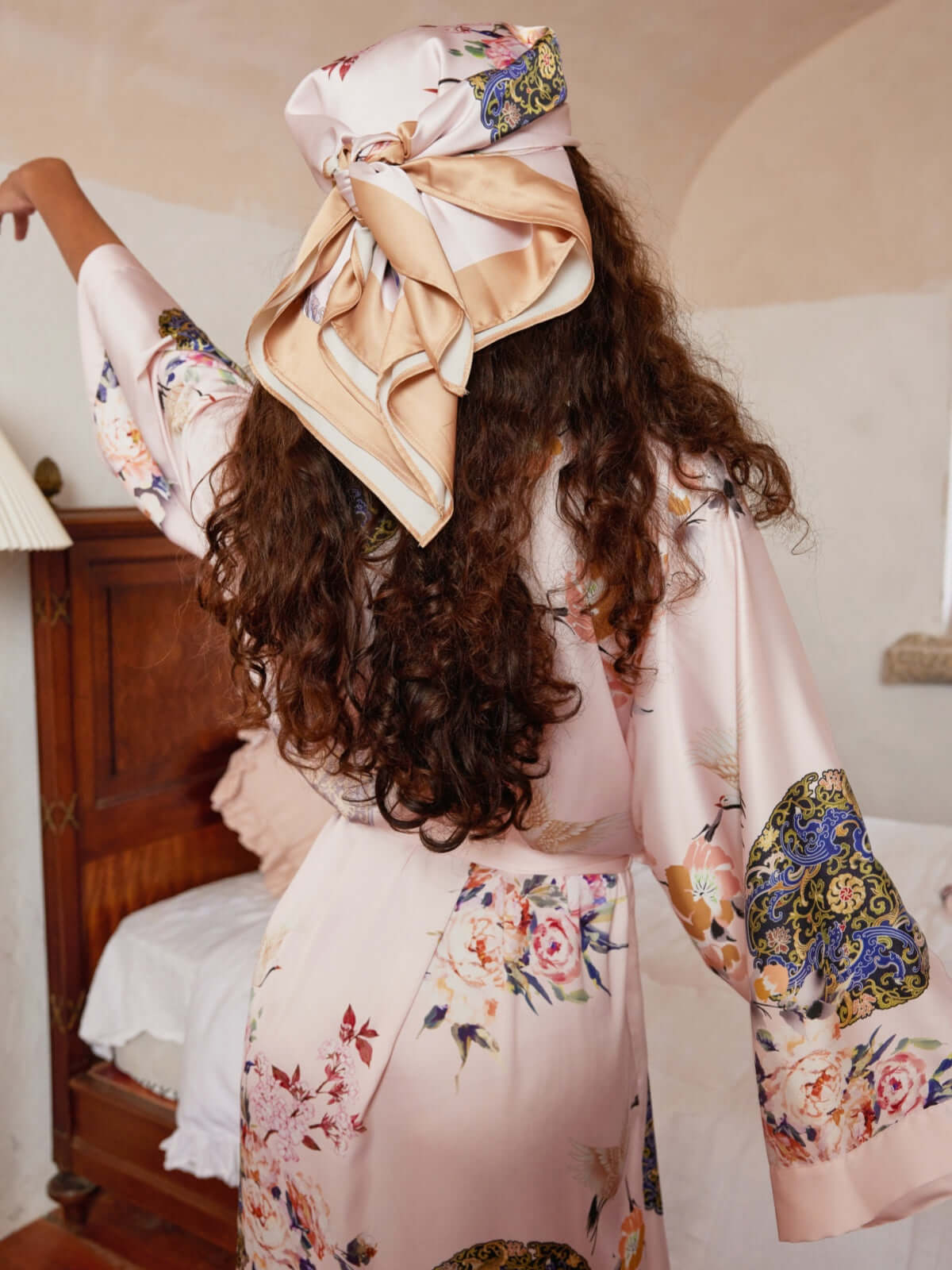 Luxury Asian-inspired Kimono Robe Accessory Giftbox 6-Pcs (Various Colors)
