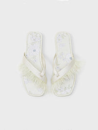 Elegant Summer Toe Ring Slippers (Various Colors)