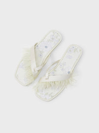 Elegant Summer Toe Ring Slippers (Various Colors)
