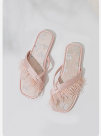 Elegant Summer Toe Ring Slippers (Various Colors)