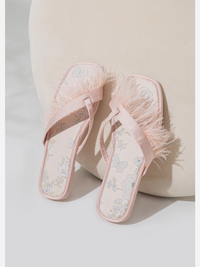 Elegant Summer Toe Ring Slippers (Various Colors)