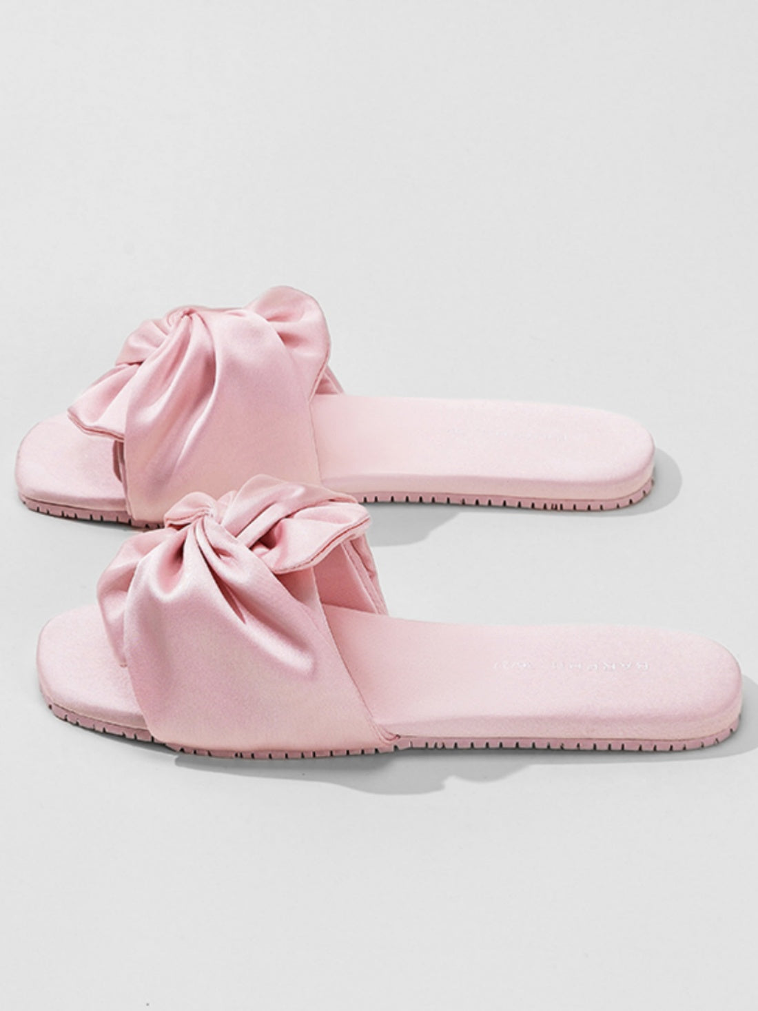 Silky Satin Bow Slippers (Various Colors)