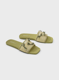 Fairy Mesh Bow Home Slippers