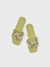 Fairy Mesh Bow Home Slippers
