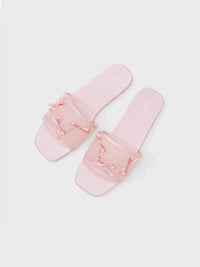 Fairy Mesh Bow Home Slippers