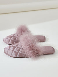 Cozy Fall & Winter Silk Satin Slippers (Various Colors)