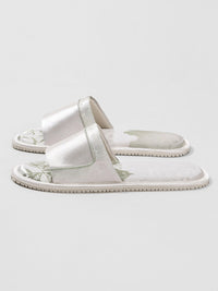 New Eastern Jacquard Satin Slippers