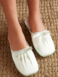 Ink Floral Print Slippers (Various Colors)