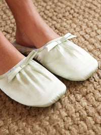 Ink Floral Print Slippers (Various Colors)