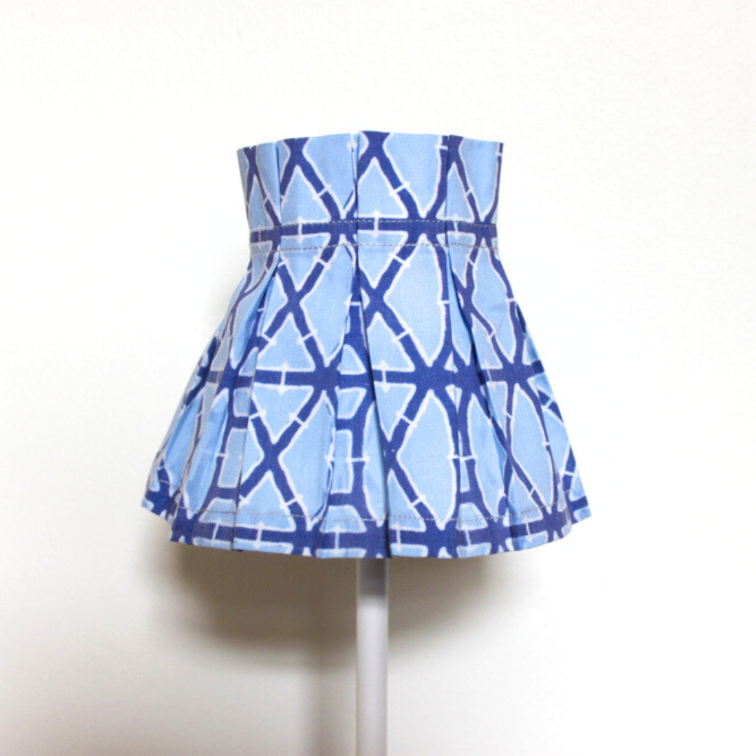 Lampshade Cover - Bamboo Deep Blue