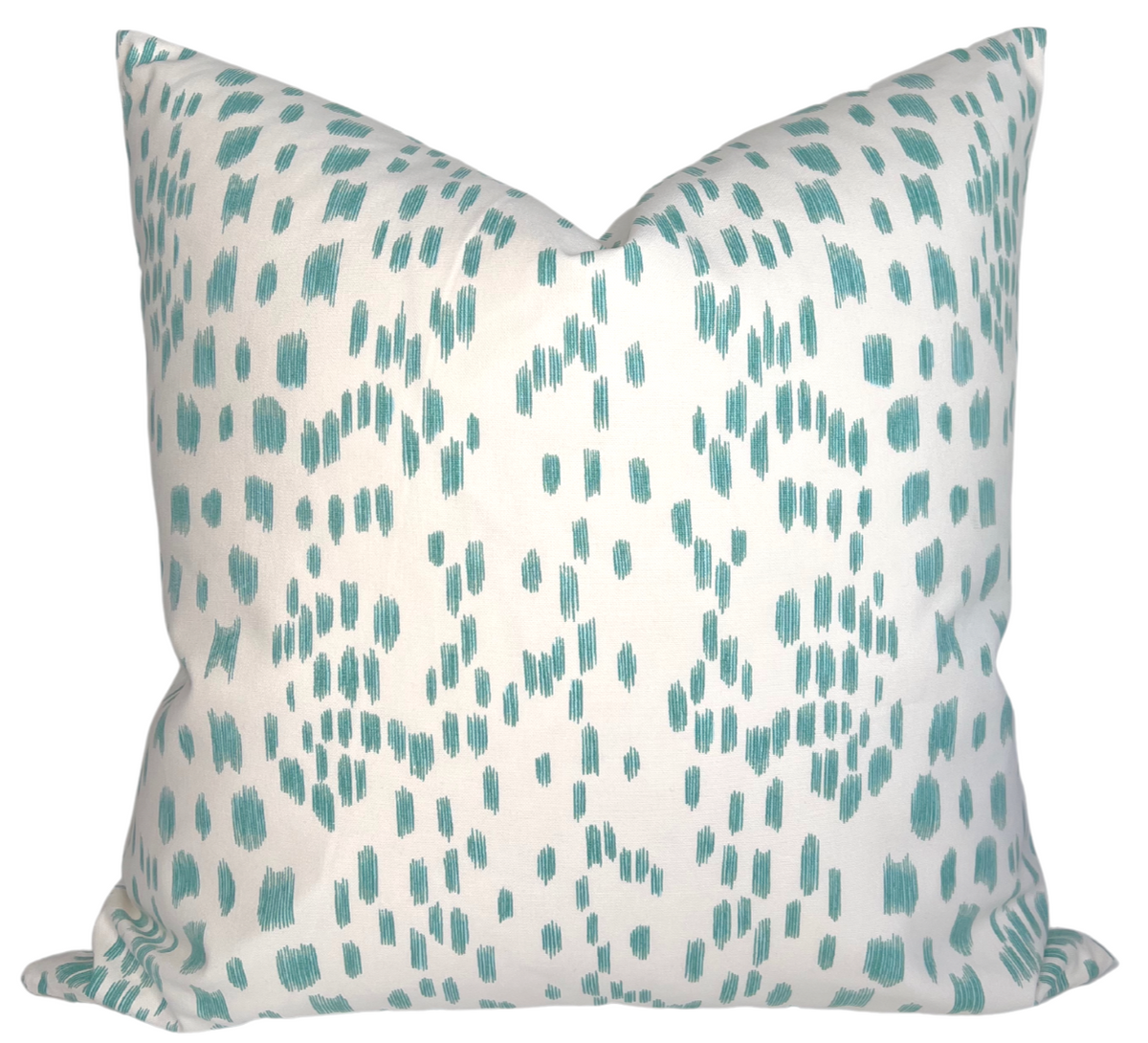 Les Touches Pillow Cover in Aqua Blue (Various Sizes & Colors)