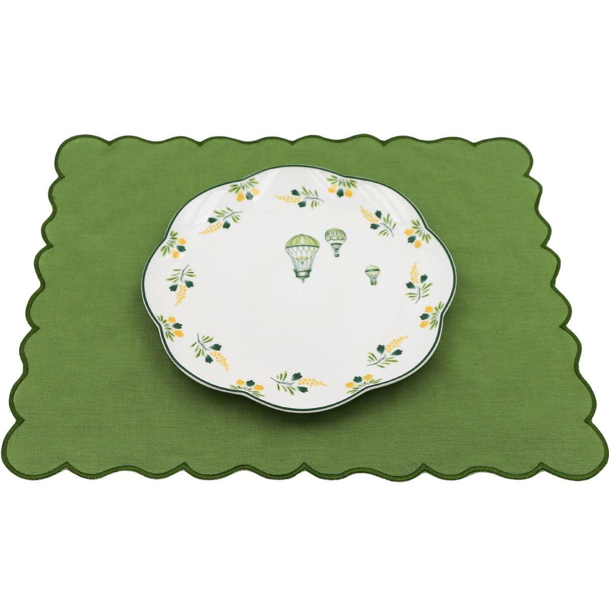 Valensole  Scalloped Dinner Plate - Set of 4