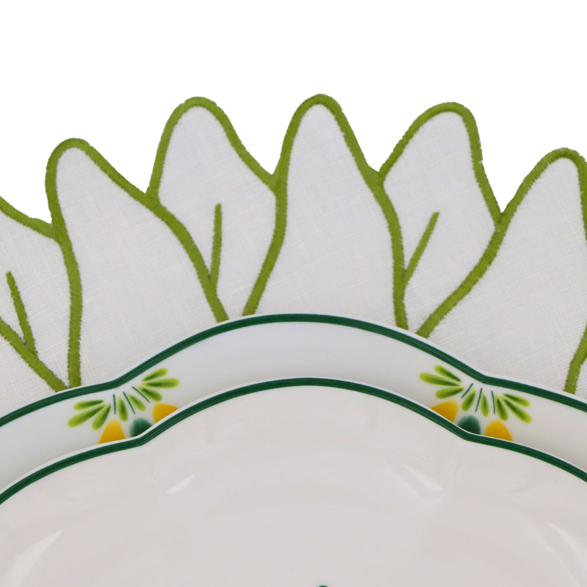 Valensole  Scalloped Dinner Plate - Set of 4
